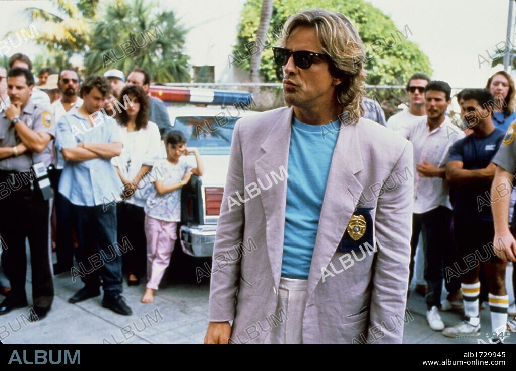 DON JOHNSON in MIAMI VICE, 1984. Copyright UNIVERSAL TV.