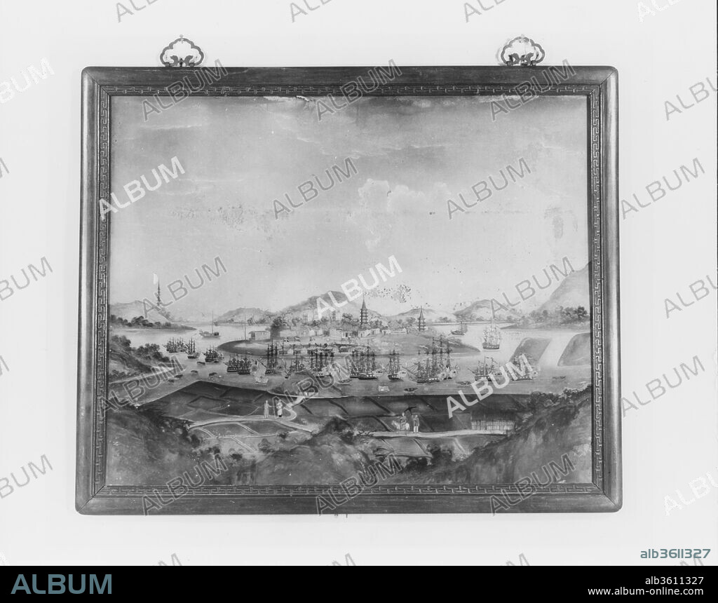 Harbor Scene. Dimensions: 25 x 31 5/8 in. (63.5 x 80.3 cm). Date: ca. 1790.