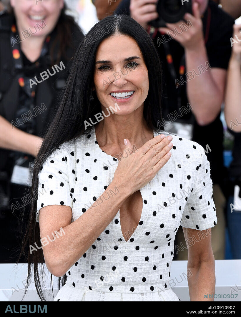 Cannes, France: Cannes, 77th Cannes Film Festival 2024 Photocall film âThe substanceâ In the photo: Demi Moore (Credit Image: © Alberto Terenghi/IPA via ZUMA Press).