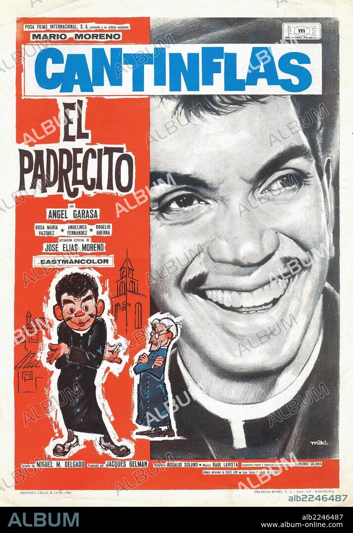 Poster Of The Little Priest 1964 El Padrecito Directed By Miguel M Delgado Copyright Posa 6863