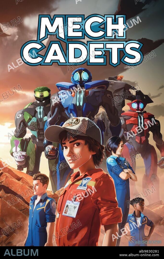 Plakat zu MECH CADETS, 2023, unter der Regie von TOHRU PATRICK AWA. Copyright Boom! Studios.