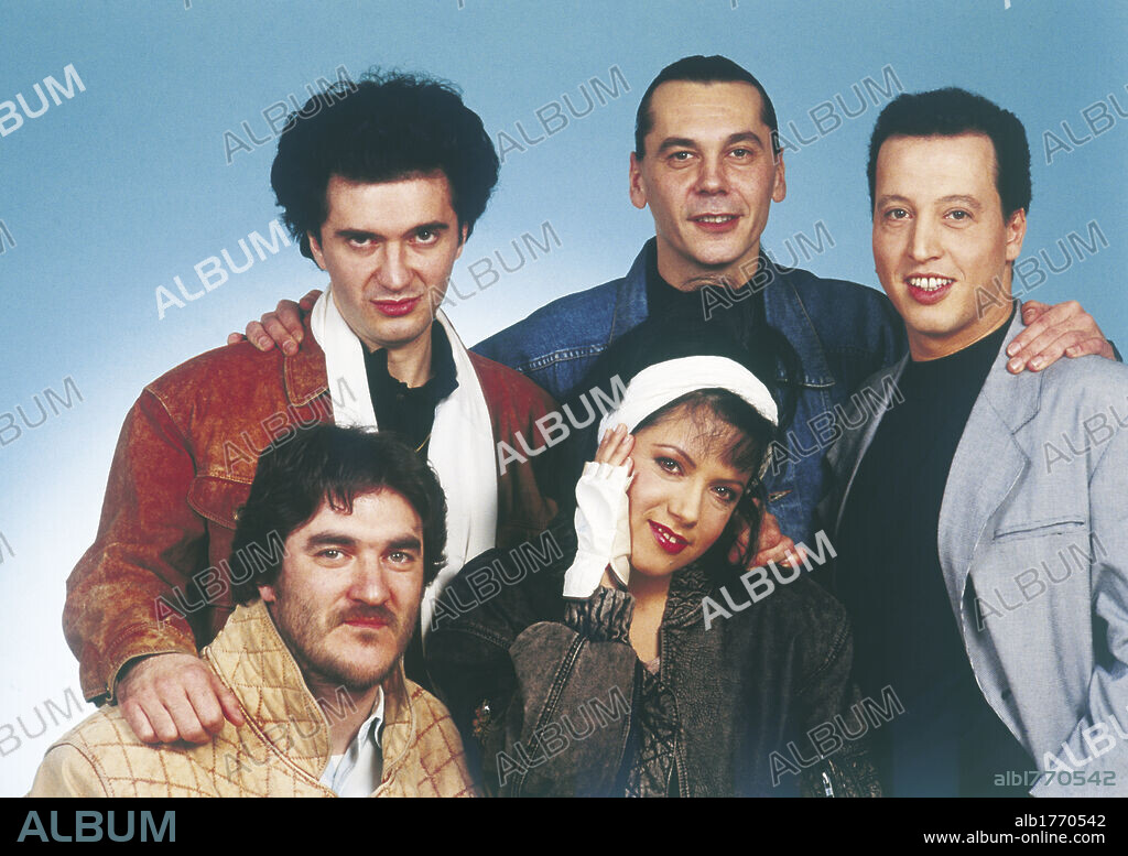 The Matia Bazar. 1980s line-up of the Italian musical group Matia Bazar. 1988.