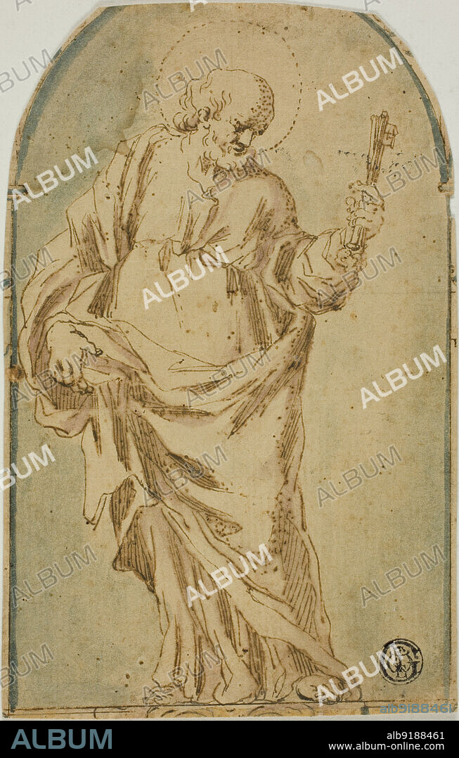 Saint Peter, n.d. Possibly by Pietro Novelli.