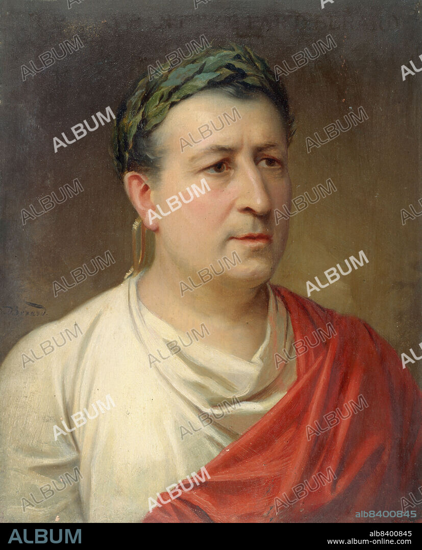 DANIEL BERARD. Portrait d'Henri Maubant (1821-1902), sociétaire de la Comédie-Fançaise dans le rôle d'Auguste dans Cinna, c1883.