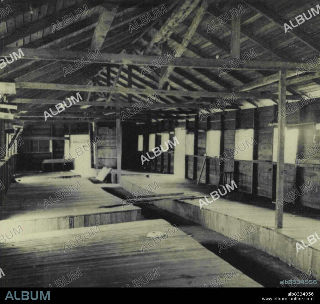 Filipino Prisoners Quarters At Camp O'Donnell -- This is an interior ...