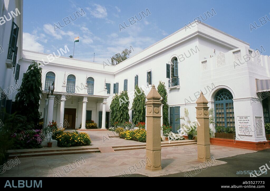 Gandhi Smriti formerly known as Birla House or Birla Bhavan, is the location where Mahatma Gandhi spent the last 144 days of his life and was assassinated on January 30, 1948. It was originally the house of the Indian business tycoons, the Birla family. Delhi is said to be the site of Indraprashta, capital of the Pandavas of the Indian epic Mahabharata. Excavations have unearthed shards of painted pottery dating from around 1000 BCE, though the earliest known architectural relics date from the Mauryan Period, about 2,300 years ago. Since that time the site has been continuously settled. The city was ruled by the Hindu Rajputs between about 900 and 1206 CE, when it became the capital of the Delhi Sultanate. In the mid-seventeenth century the Mughal Emperor Shah Jahan (1628–1658) established Old Delhi in its present location, including most notably the Red Fort or Lal Qila. The Old City served as the capital of the Mughal Empire from 1638 onwards. Delhi passed under British control in 1857 and became the capital of British India in 1911. In large scale rebuilding, parts of the Old City were demolished to provide room for a grand new city designed by Edward Lutyens. New Delhi became the capital of independent India in 1947.