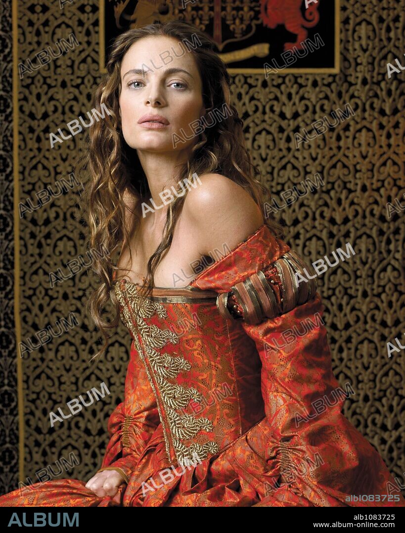 GABRIELLE ANWAR in THE TUDORS, 2007, directed by CIARAN DONNELLY, JEREMY  PODESWA, MICHAEL HIRST and STEVE SHILL. Copyright BORD SCANNAN NA  HEIREANN/CANADIAN BROADCASTING C - Album alb1083725