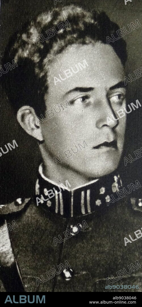 Photographic portrait of Leopold III of Belgium (1901-1983) King of the Belgians. Dated 20th Century.