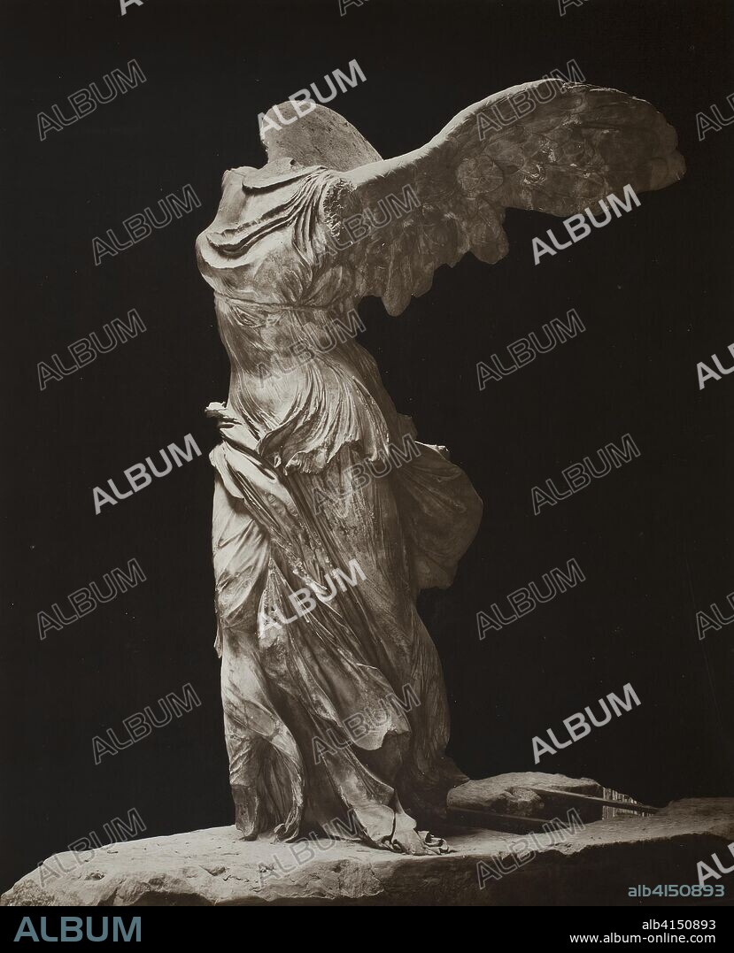 Winged Victory of Samothrace (Victoire de Samothrace). Artist Unknown. Date: 1860-1869. Dimensions: 45.4 × 36.8 cm (image/ paper/ mount). Albumen print. Origin: .