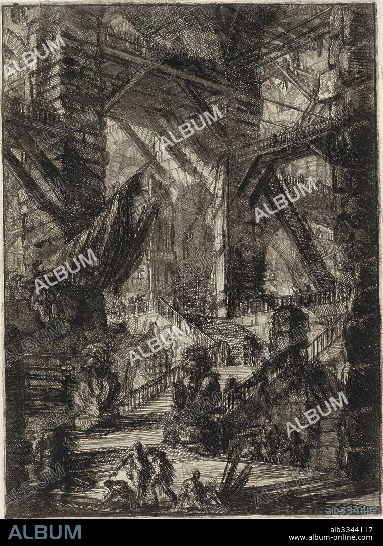 GIOVANNI BATTISTA PIRANESI. From the series The Imaginary Prisons (Le Carceri d'Invenzione).