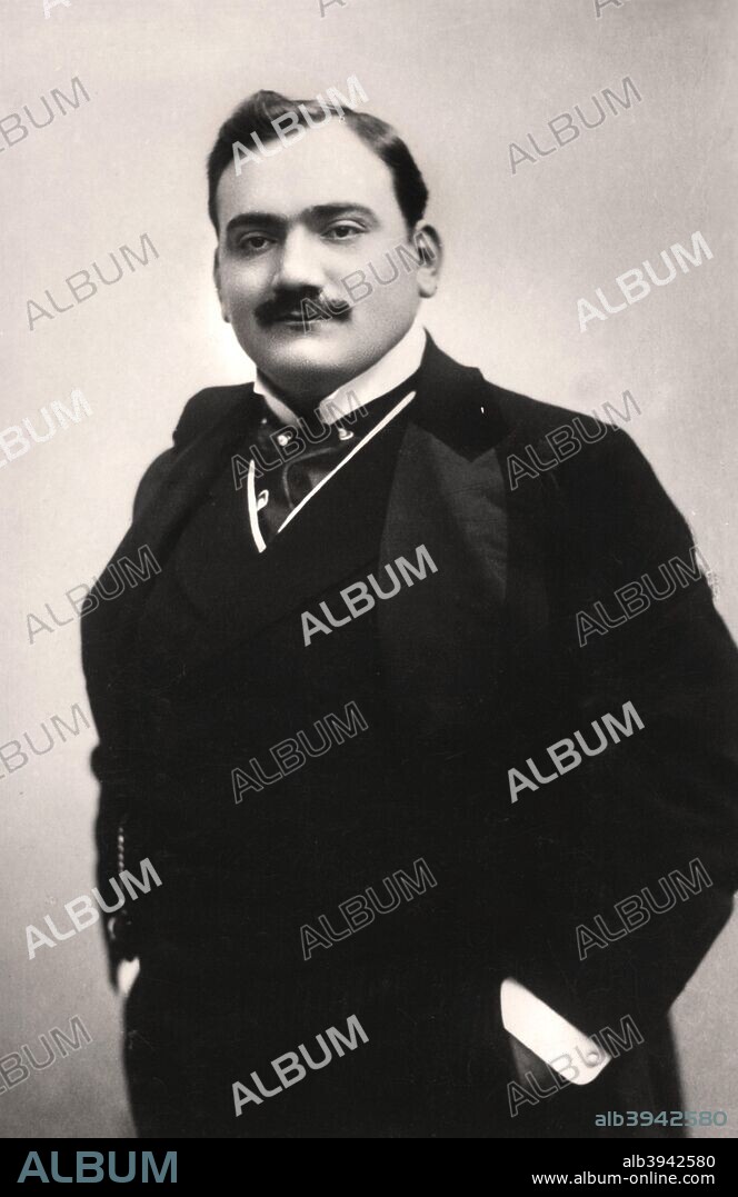 Enrico Caruso 1873 1921 Italian tenor 1907. Artist Rotary