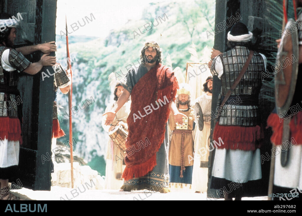 RICHARD GERE en REY DAVID, 1985 (KING DAVID), dirigida por BRUCE BERESFORD. Copyright PARAMOUNT PICTURES.