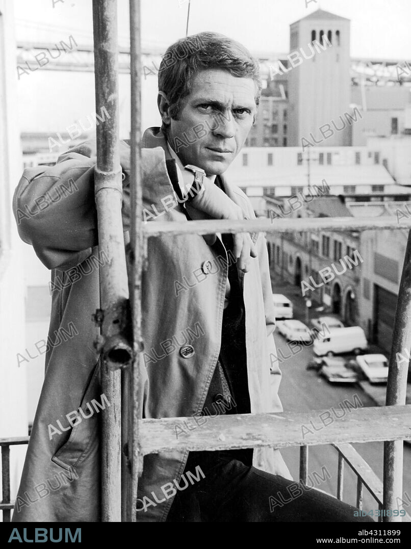 STEVE MCQUEEN in BULLITT, 1968, directed by PETER YATES. Copyright WARNER BROTHERS.