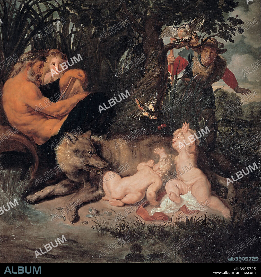 PETER PAUL RUBENS. Romulus and Remus. Date/Period: 1615 - 1616. Painting. Oil on canvas. Height: 2,130 mm (83.85 in); Width: 2,120 mm (83.46 in).