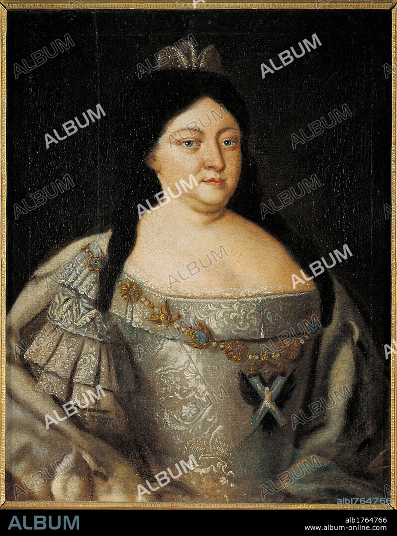 Empress Anna Ioannovna, by Anonymous artist, 1730 about, 18th Century, oil  on canvas, cm 82,5 x 67,5 - Album alb1764766