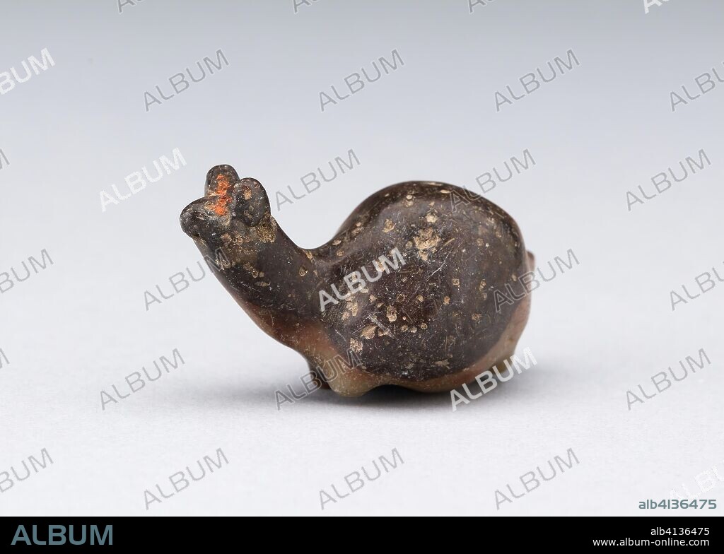 Weight Representing a Llama. Inca; Probably vicinity of Cuzco, Peru. Date: 1450-1532. Dimensions: 3.8 x 3.2 cm (1 1/2 x 1 1/4 in.). Limestone with pigment. Origin: Peru.