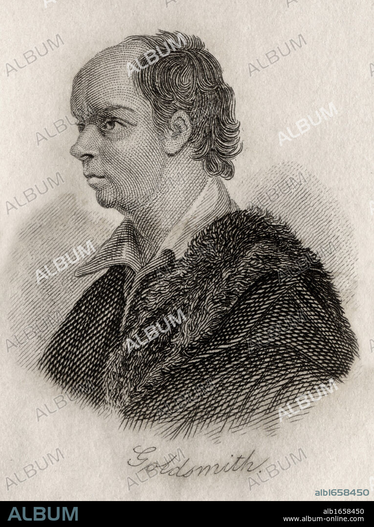 Oliver Goldsmith, 1728-1774. Anglo-Irish playwright, novelist