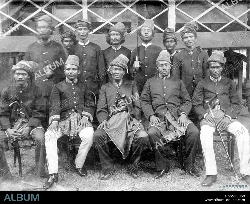 The Aceh War, also known as the Dutch War or the Infidel War (1873–1914), was an armed military conflict between the Sultanate of Aceh and the Netherlands which was triggered by discussions between representatives of Aceh and the United Kingdom in Singapore during early 1873. The war was part of a series of conflicts in the late 19th century that consolidated Dutch rule over modern-day Indonesia. Teuku Umar (Meulaboh, West Aceh, 1854 – February 11, 1899) was a leader of a guerrilla campaign against the Dutch in Aceh during the Aceh War. He fell when Dutch troops launched a surprise attack in Meulaboh. His body was buried in the Mugo area. After Teuku Umar's death, his wife Cut Nyak Dhien continued to lead the guerrillas against the Dutch. He was later made a Pahlawan Nasional Indonesia (National Hero of Indonesia).