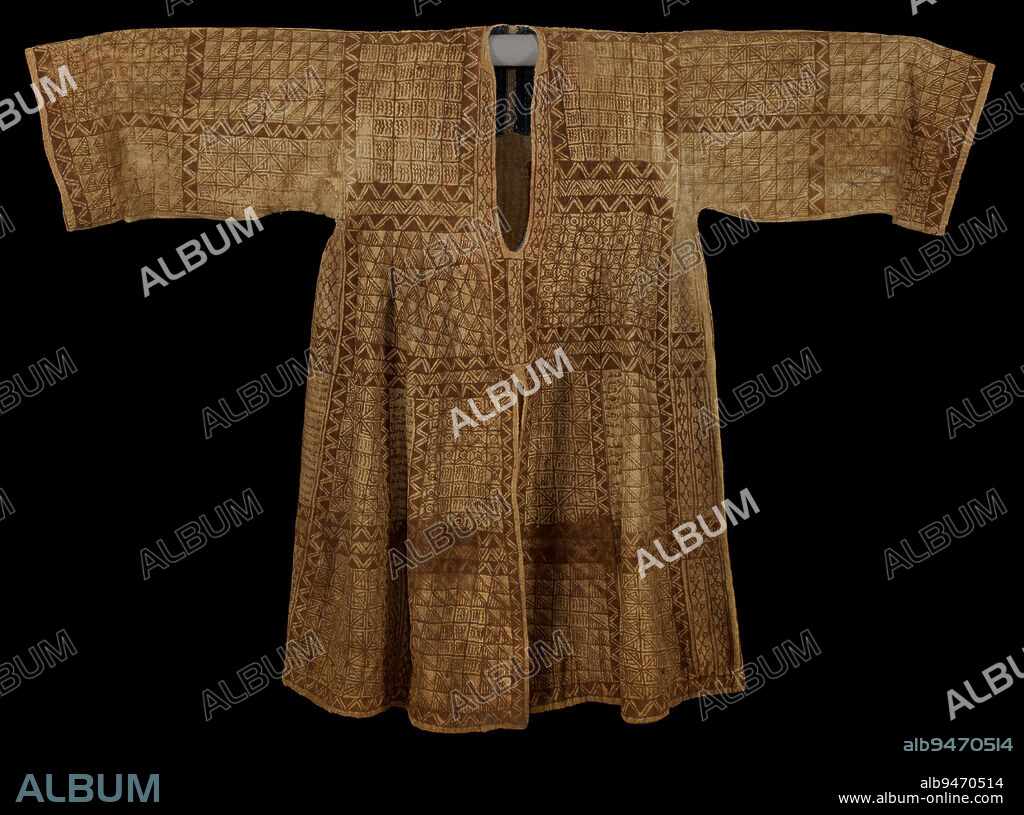 Tunic, c. 1900, 40 3/4 × 54 3/4 in. (103.51 × 139.07 cm), Cotton