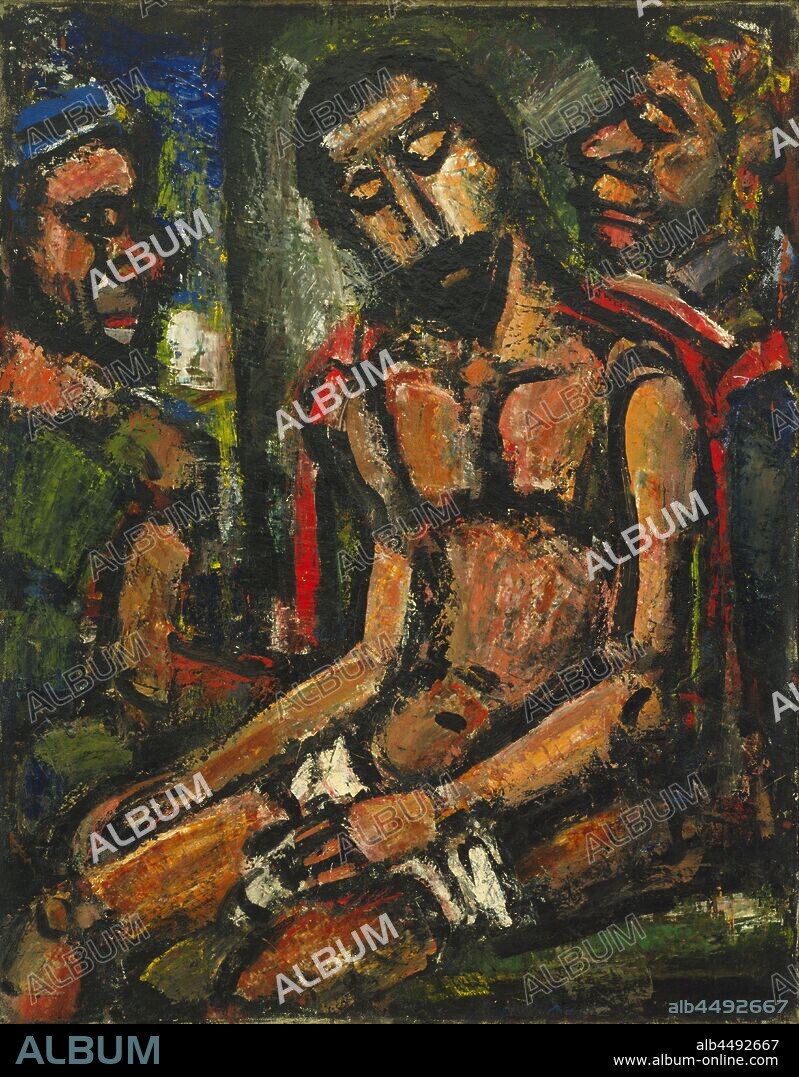 GEORGES ROUAULT. The Mocking of Christ.
