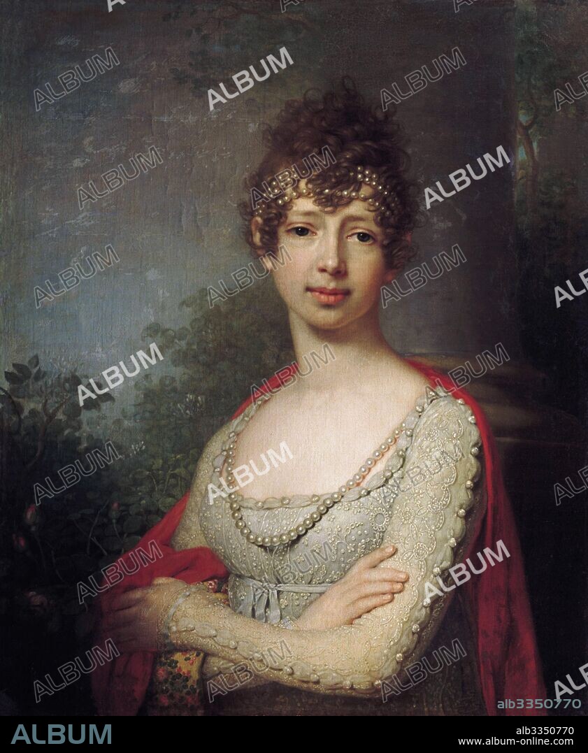VLADIMIR LUKICH BOROVIKOVSKY. Grand Duchess Maria Pavlovna of Russia (1786–1859), Grand Duchess of Saxe-Weimar-Eisenach.