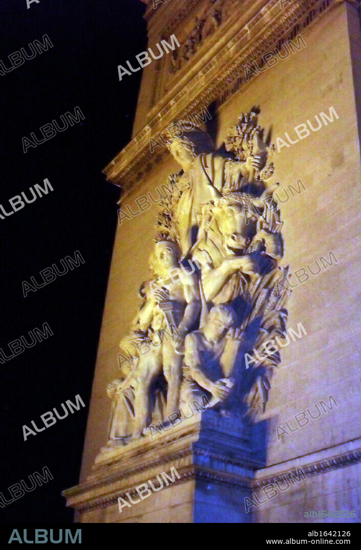 La Paix de 1815 bas relief by Antoine Etex facing the l Avenue de