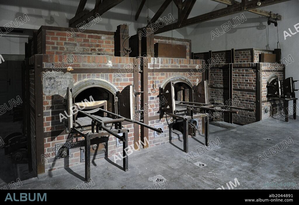 Dachau Concentration Camp. Nazi camp of prisoners opened in 1933. Crematorium. Germany.