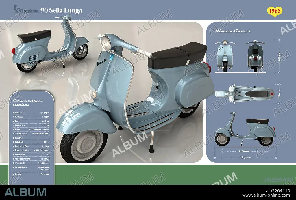 Vespa 90 Sella Lunga - Album alb2264110