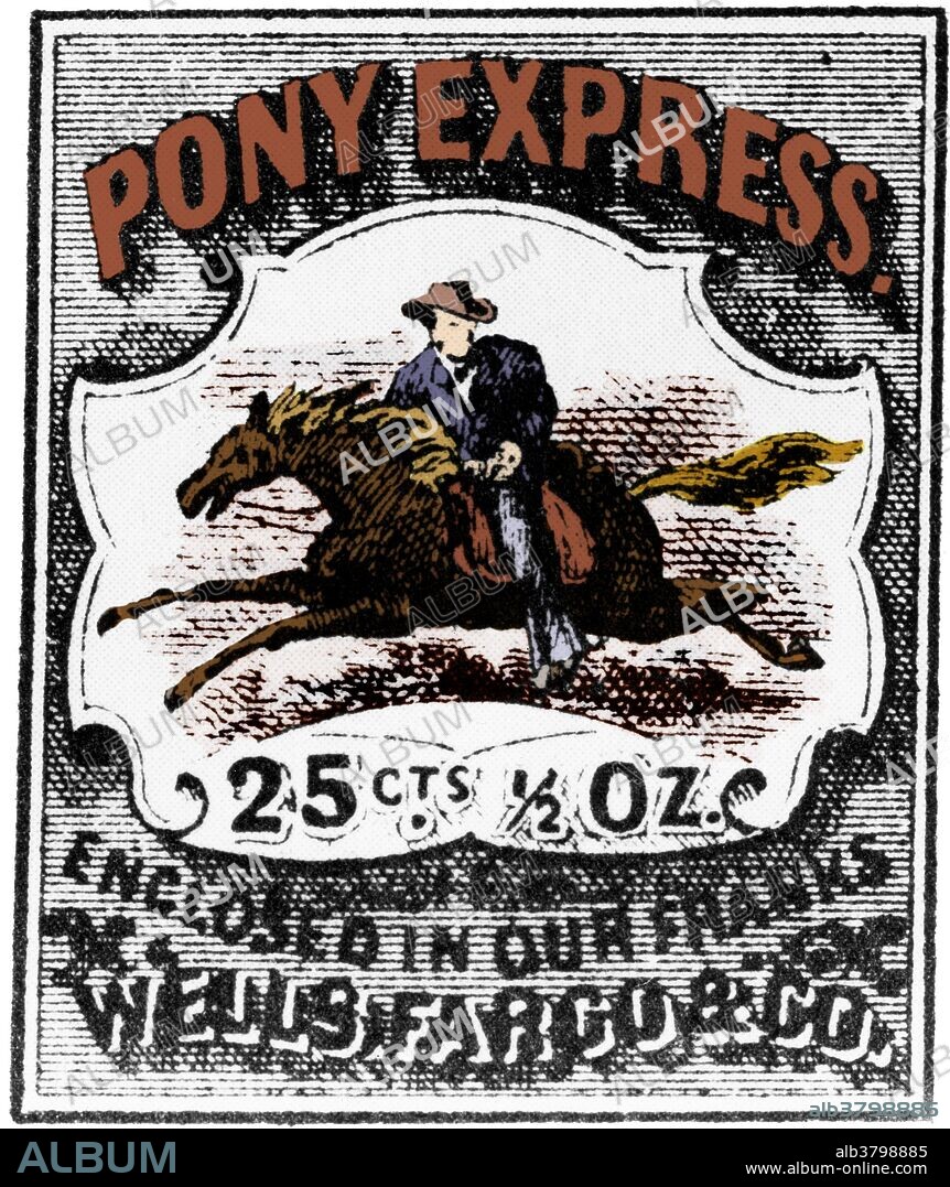 Pony Express Stamp Album alb3798885