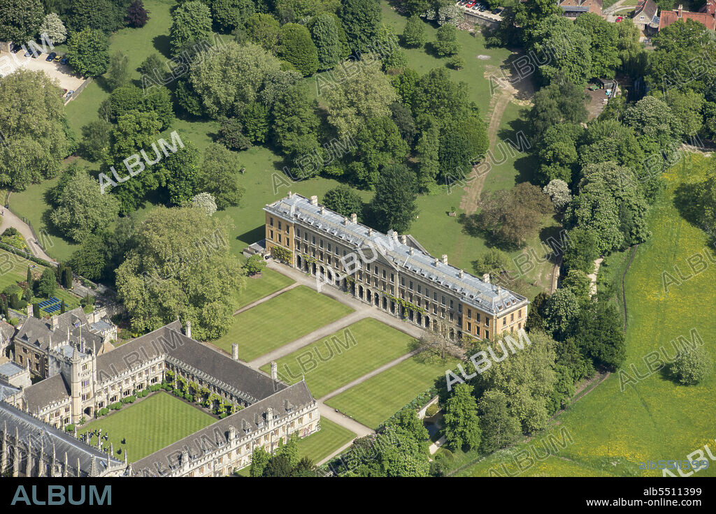 HISTORIC ENGLAND. The New Building at Magdalen College, Oxford, Oxfordshire, 2018. Built in 1733-1734, it is the only structure to be built from proposals of a Fellow of the College, Edward Holdsworth.