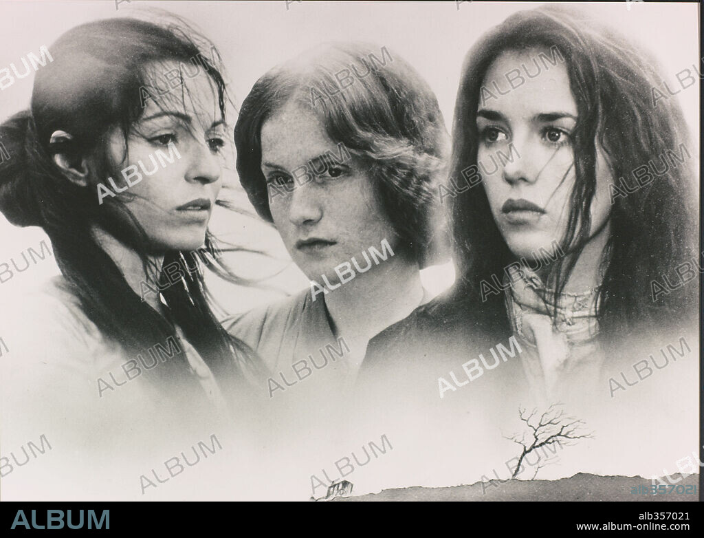 ISABELLE ADJANI, ISABELLE HUPPERT and MARIE-FRANCE PISIER in THE BRONTE SISTERS, 1979 (LES SOEURS BRONTE), directed by ANDRE TECHINE. Copyright GAUMONT.