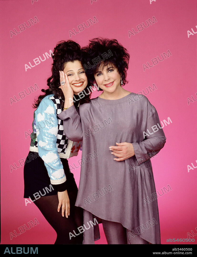 ELIZABETH TAYLOR and FRAN DRESCHER in THE NANNY, 1993, directed by ...