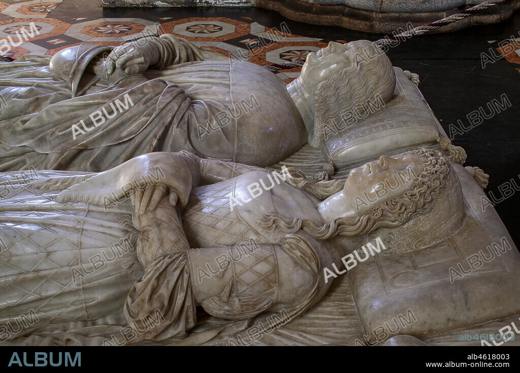 Pavia the Certosa of Pavia the left transept the Tomb of