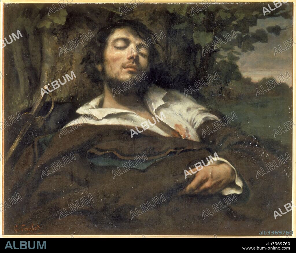 GUSTAVE COURBET. The Wounded Man L Homme bless . Album alb3369760