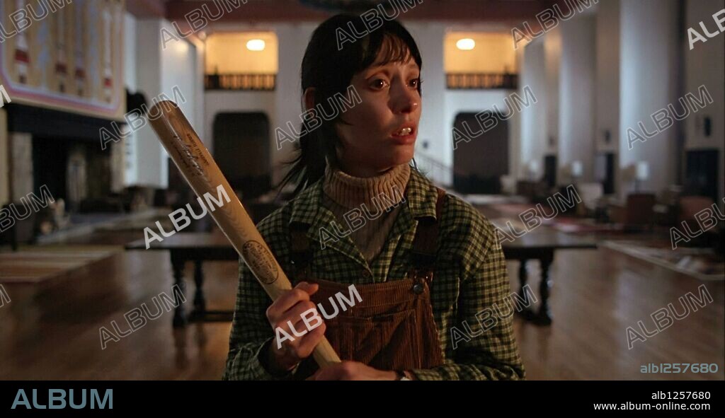 SHELLEY DUVALL in THE SHINING, 1980, directed by STANLEY KUBRICK. Copyright WARNER BROTHERS.