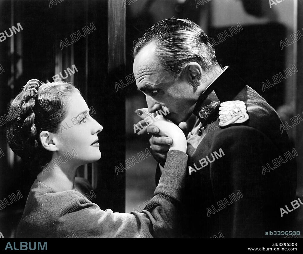 CONRAD VEIDT and NORMA SHEARER in ESCAPE, 1940, directed by MERVYN LEROY. Copyright M.G.M.