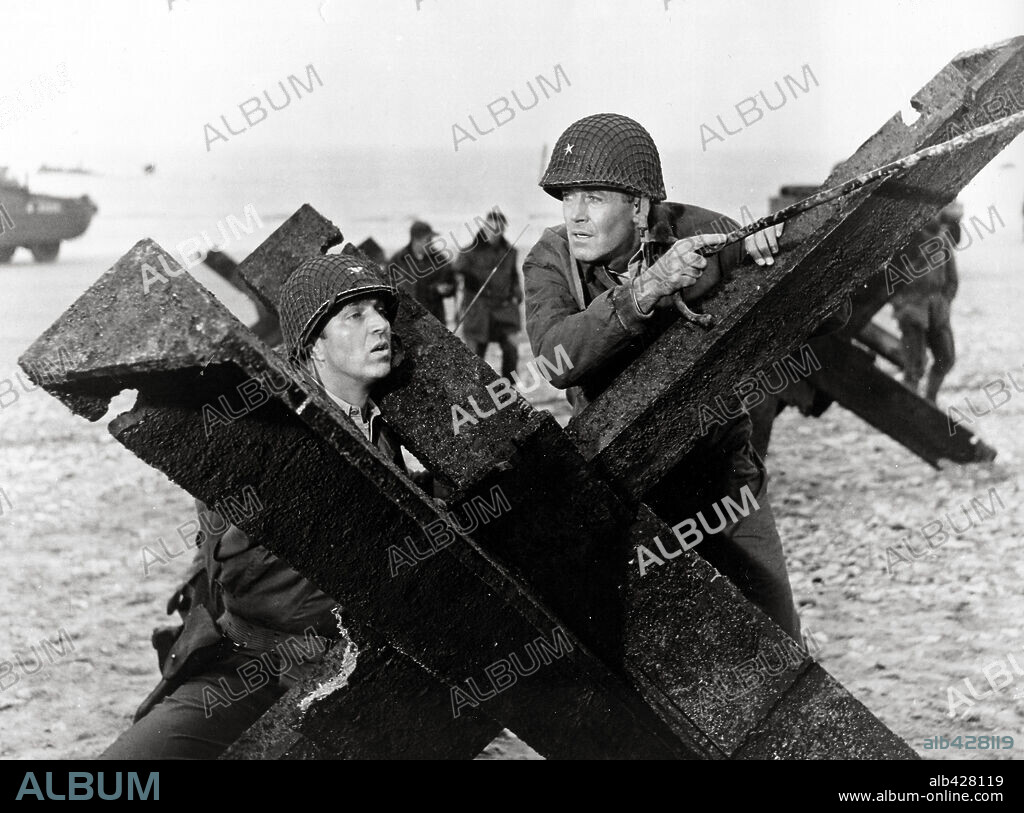 HENRY FONDA en EL DÍA MÁS LARGO, 1962 (THE LONGEST DAY), dirigida por ANDREW MARTON y KEN ANNAKIN. Copyright 20TH CENTURY FOX.