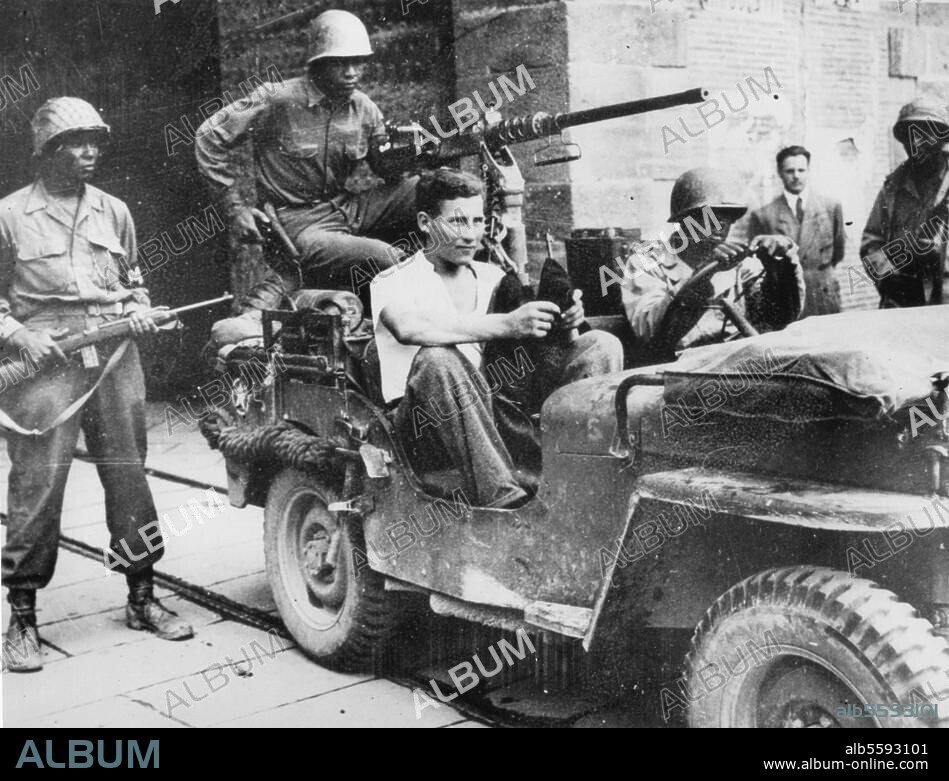 German POW & US troops, Italy / 1944 - Album alb5593101