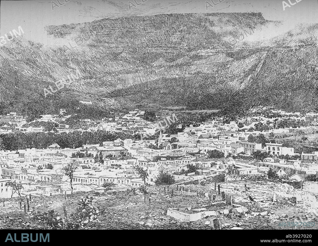 Cape Town and Table Mountain, South Africa, c1900 (1906). From Cassell's History of England, Vol. IX, [Cassell and Company, Limited, London, Paris, New York & Melbourne, 1906].