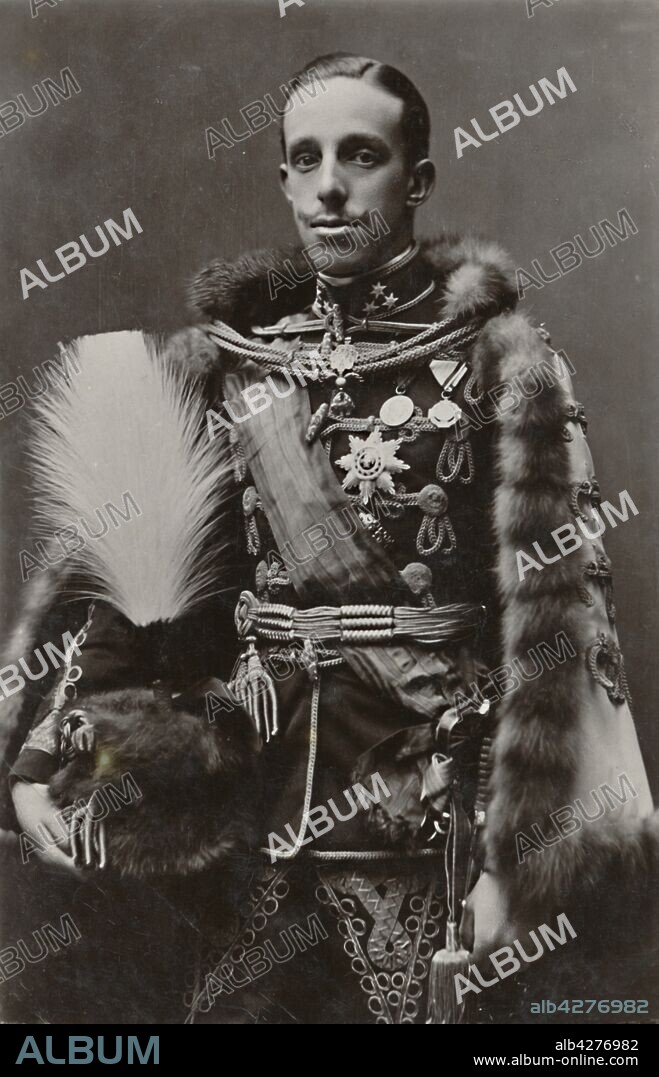 H. M. King of Spain c1910. Creators Unknown Franzen. Album alb4276982