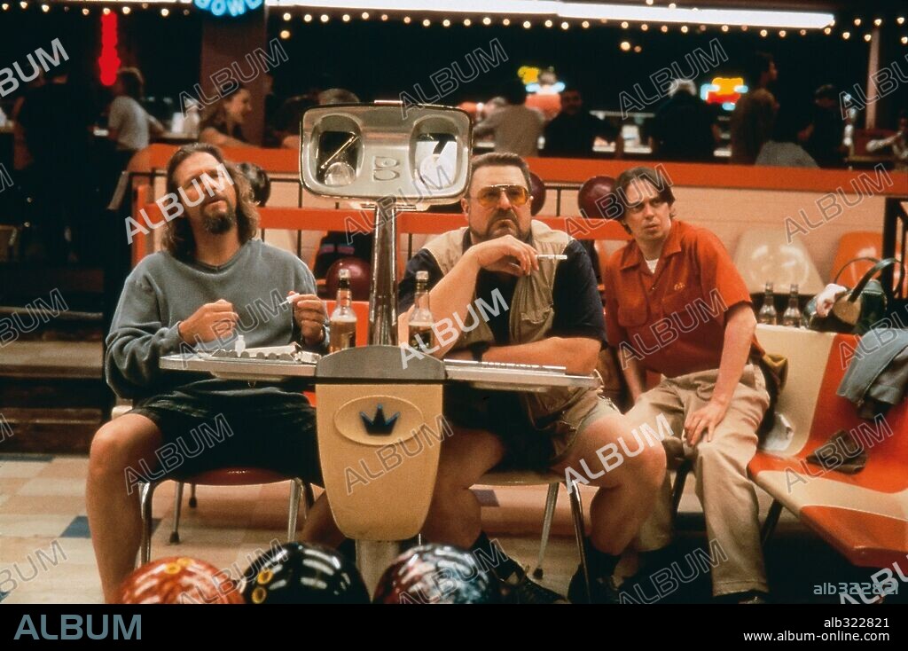 JEFF BRIDGES JOHN GOODMAN and STEVE BUSCEMI in THE BIG LEBOWSKI