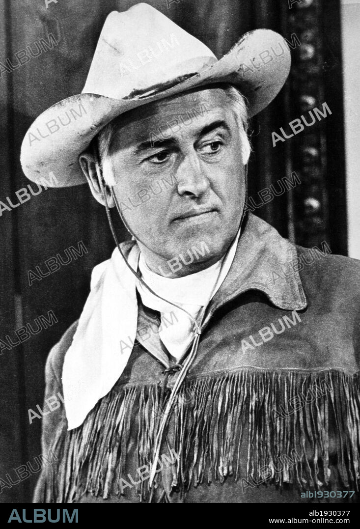 STEWART GRANGER in RAMPAGE AT APACHE WELLS, 1965 (DER OLPRINZ), directed by HARALD PHILIPP. Copyright RIALTO FILM.