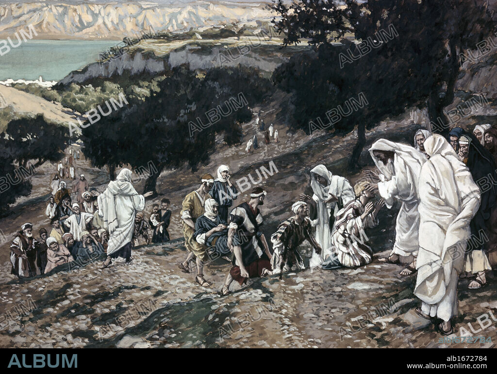 Jesus Healing the Lame and the Blind James Tissot 1836 1902