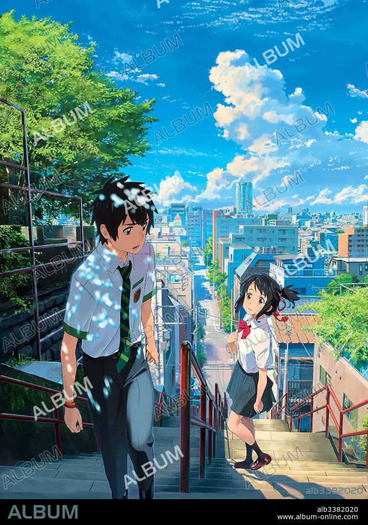 YOUR NAME, 2016 (KIMI NO NA WA), directed by MAKOTO SHINKAI. Copyright  AMUSE/THE ANSWER STUDIO/COMIX WAVE FILM/EAST JAPAN MARKETING. - Album  alb3382020