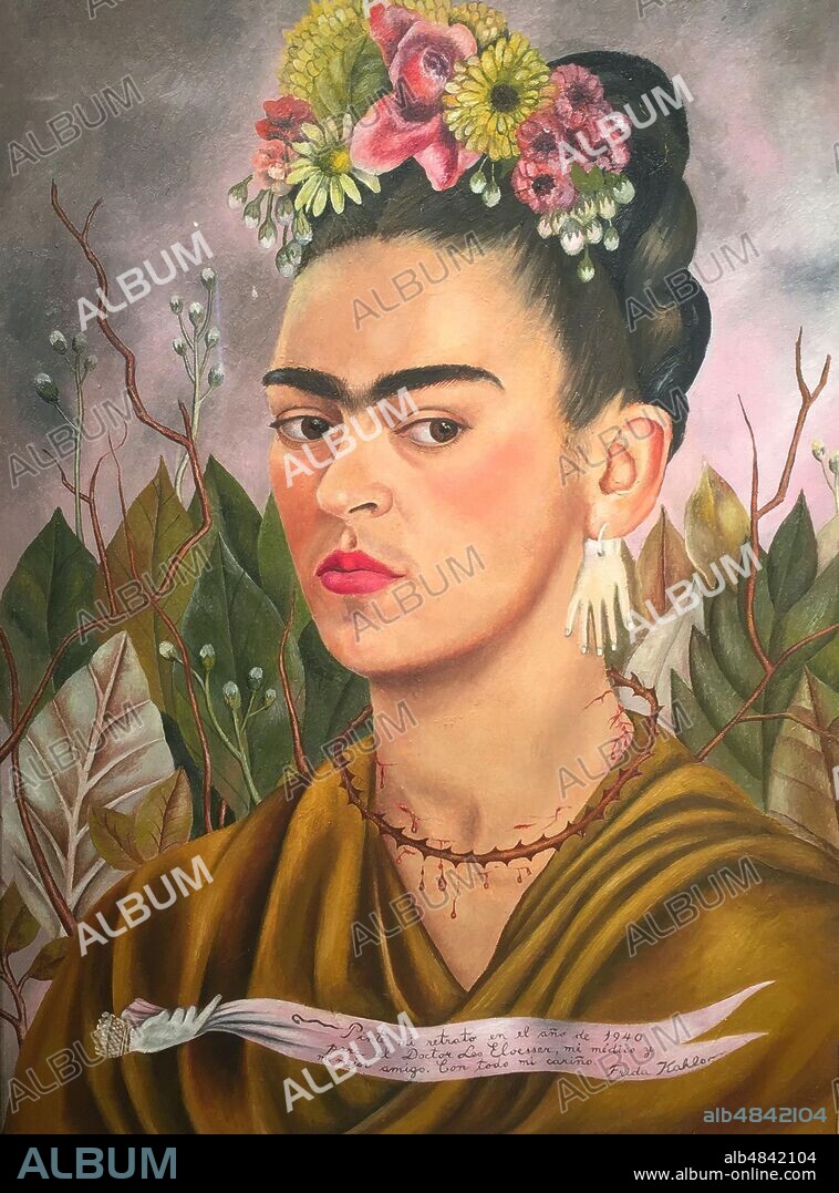 FRIDA KAHLO. Self-Portrait Dedicated to Dr Eloesser.