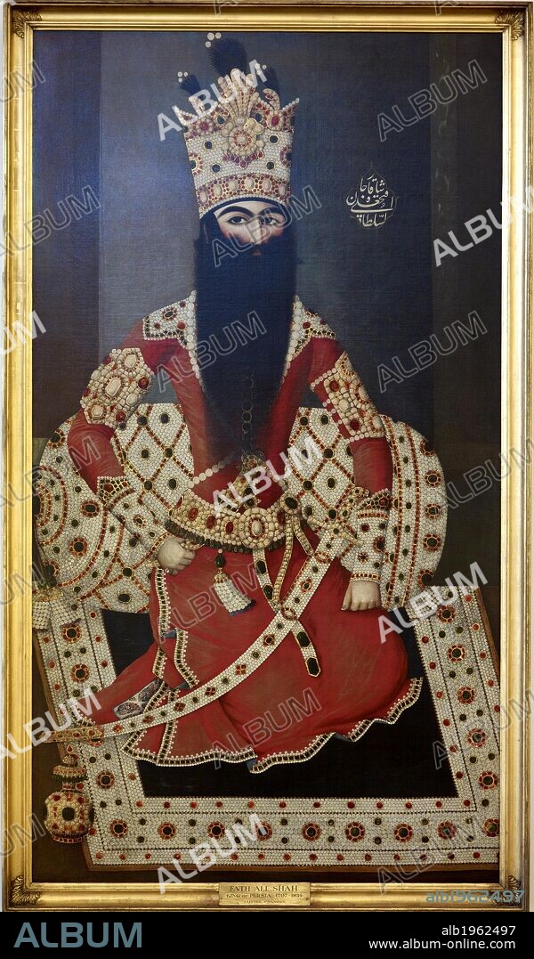 ABDALLAH KHAN. Fath 'Ali Shah. King of Persia 1797-1834. c. 1820