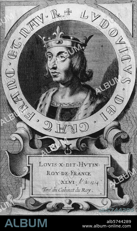 Portrait of louis xx, king of france