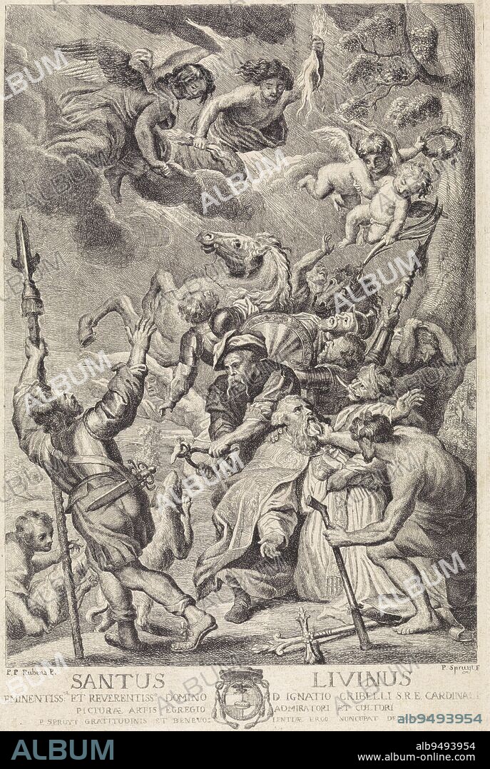 Martyrdom of Saint Livinus of Ghent Philippe Lambert Joseph