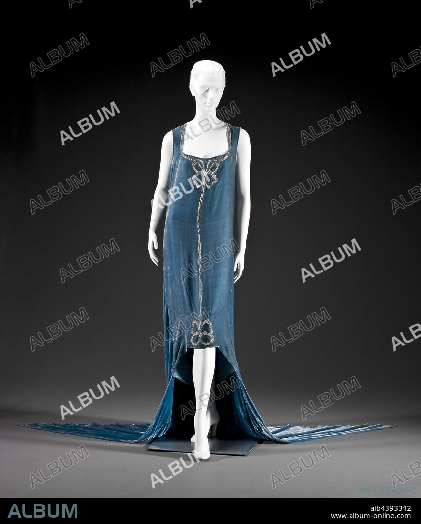 evening dress Callot Soeurs Designer French 1920s silk