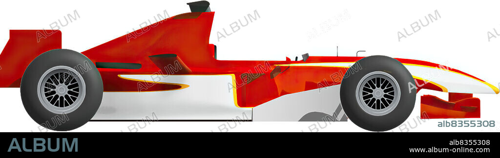 Single seater for racing on a closed circuit that can reach speeds